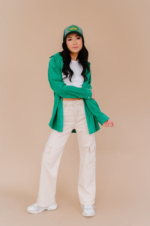 Melrose Ave Top// Emerald